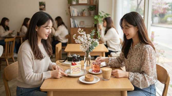 루원시티카페 코너스윗 방문 후기, 봄 향기 가득한 카페 탐방
