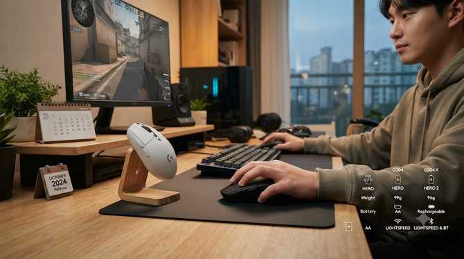 로지텍 G304 X 무선 게이밍 마우스 국내 정발 시점과 차이점 전망