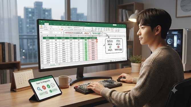 IFERROR로 엑셀 #N/A를 간단히 수정하는 핵심 팁