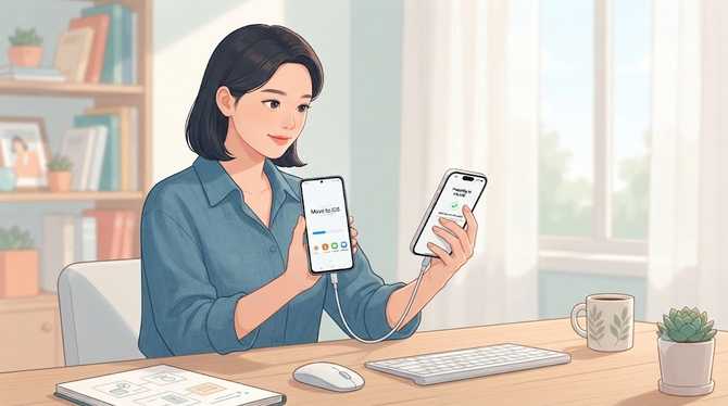갤럭시에서 아이폰으로 한 번에 데이터·사진 옮기기 핵심 포인트