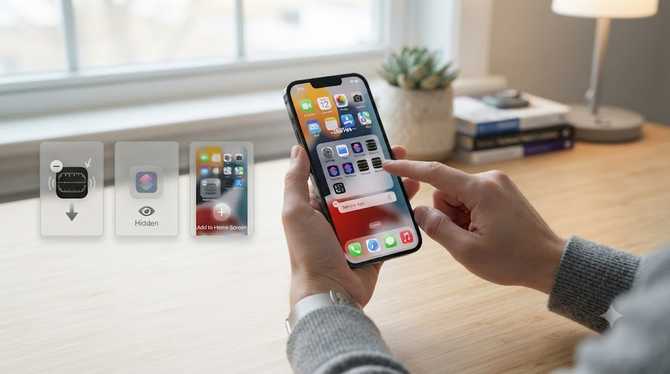 아이폰 앱 가리기와 숨김 해제, 홈 화면 관리의 포인트