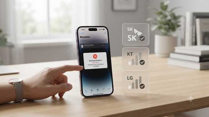 아이폰 전화 차단 당하면 SK LG KT 통신사별 차단 확인 방법 알아보기