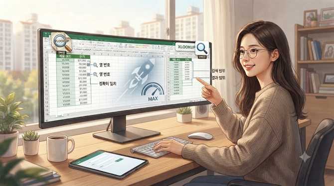 XLOOKUP 사용법으로 VLOOKUP 완전 대체, 실무 속도 올리기