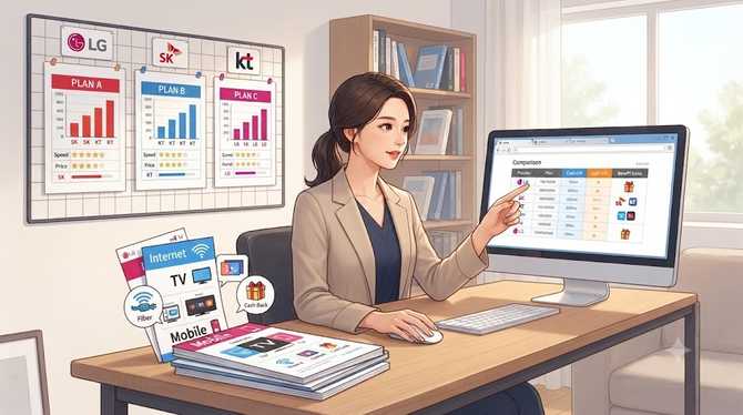 LG SK KT 인터넷가입 현금사은품 많은 곳, 어떻게 고를까?