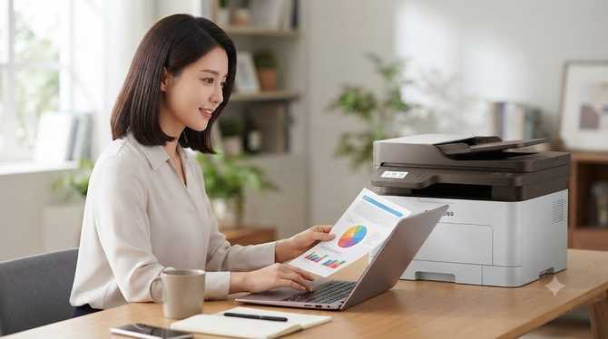 SL-C563W로 보는 현실적 컬러 레이저 복합기 선택 포인트