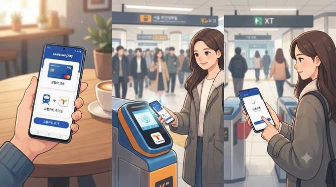 삼성페이 신용카드 교통카드 등록 및 후불카드 사용법 한 번에 정리