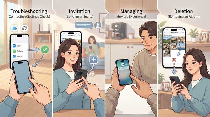 아이폰 공유앨범 안뜨는 문제 해결법과 초대·삭제까지 한눈에 확인