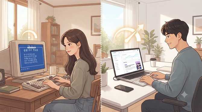 한컴타자연습 구버전과 온라인 이용, 어떤 선택이 더 효율적일까 비교