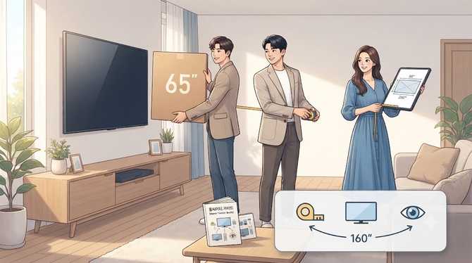 티비 인치 계산으로 우리 집에 딱 맞는 TV를 찾는 실전 팁과 거리 가이드 (2)