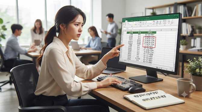 엑셀 앞자리 0 보이게 설정이 사라지는 이유와 복구 이슈 (2)
