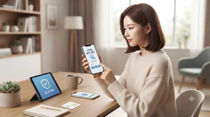 해킹 방지 유심보호서비스 무료 신청과 비밀번호 설정 방법 (2)