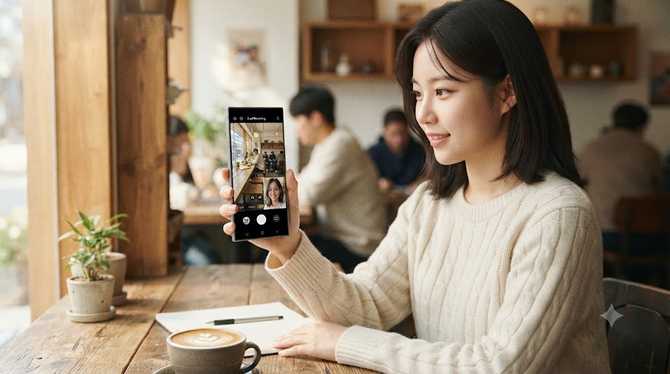 갤럭시 듀얼레코딩으로 전후면 동시 촬영, 내 폰에서도 가능할까? (2)