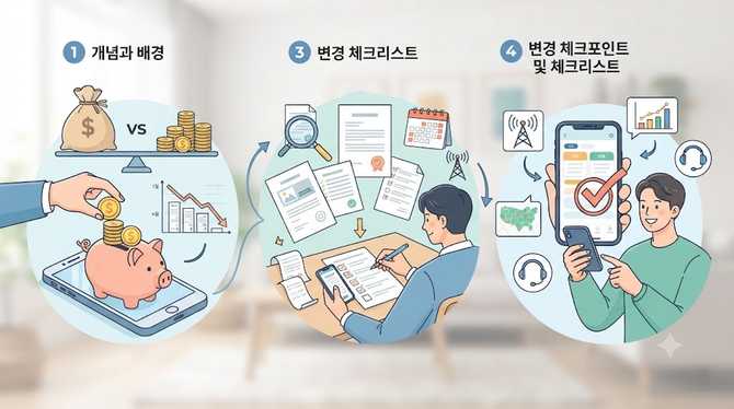 KT SKT LG 알뜰폰 요금제 변경 방법 통신사 비교 후 무제한 요금제 사용 후기 (2)