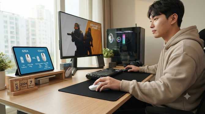 로지텍 G304 X 무선 게이밍 마우스 국내 정발 시점과 차이점 전망 (2)