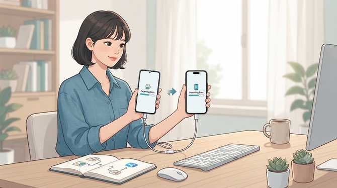 갤럭시에서 아이폰으로 한 번에 데이터·사진 옮기기 핵심 포인트 (2)