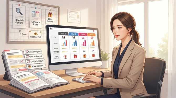 LG SK KT 인터넷가입 현금사은품 많은 곳, 어떻게 고를까? (3)