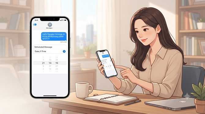 아이폰 예약 문자 보내기, 시간 맞춰 자동 발송의 핵심 (3)