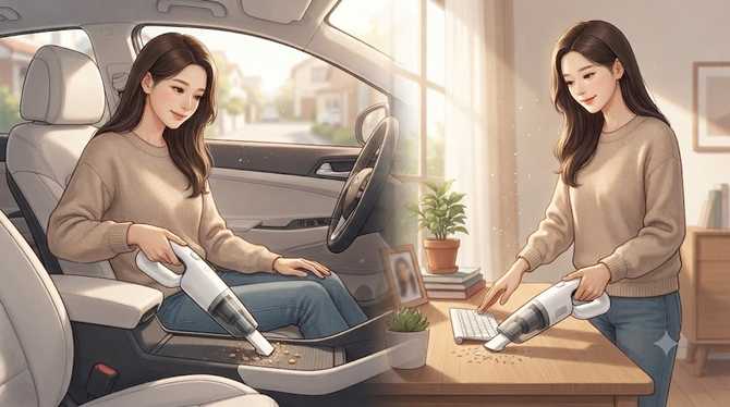 홈리아 HA-9KM 무선 핸디 청소기, 8,000PA 흡입력의 실사용 체감 (3)