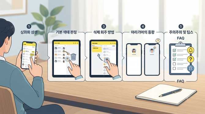 카톡 친구 삭제 이렇게 깔끔하게 관리하고 복구 여부도 확인하기 (3)