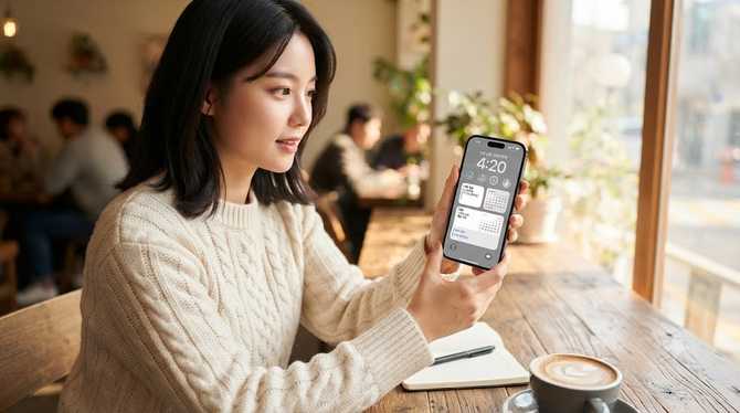 아이폰 잠금화면 캘린더 위젯으로 일정 한눈에 확인하기 (3)