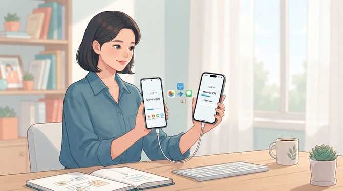 갤럭시에서 아이폰으로 한 번에 데이터·사진 옮기기 핵심 포인트 (3)