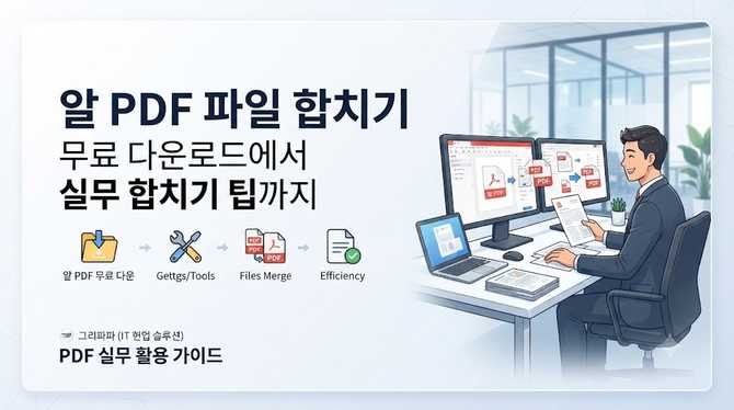 알 PDF 파일 합치기: 무료 다운로드에서 실무 합치기 팁까지