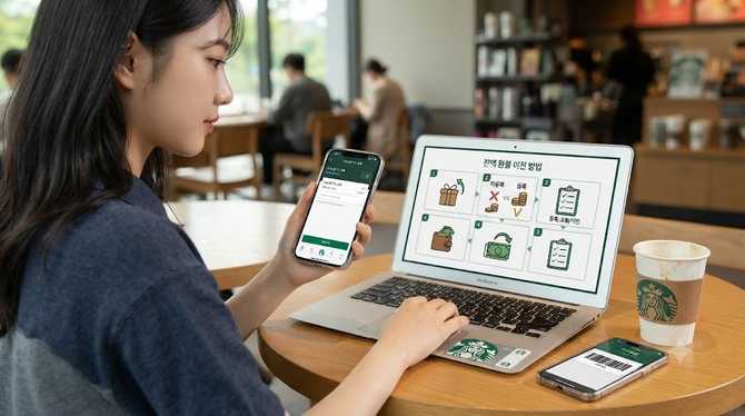 스타벅스 기프티콘 카드 등록 및 잔액 환불 이전 방법 총정리