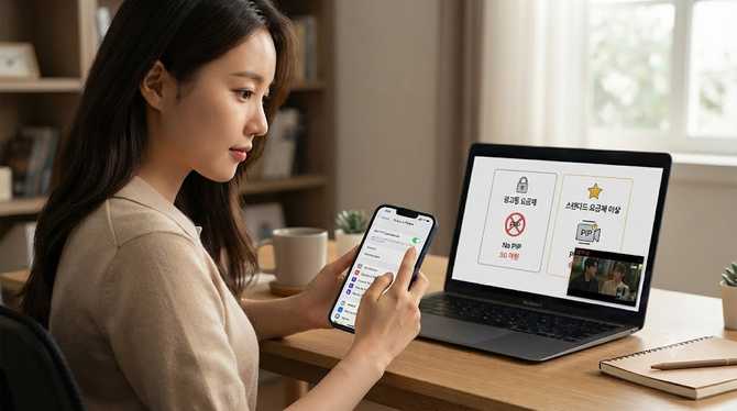 넷플릭스 작은화면 시청 방법 및 아이폰 PIP 모드 안되는 이유 정리