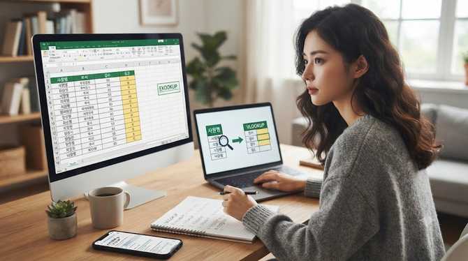 엑셀 VLOOKUP 사용법, 간단 예시로 점수 찾는 법 바로 따라하기