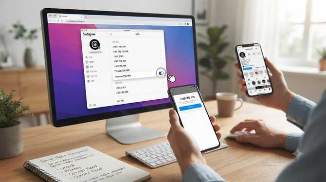 인스타 스레드 연동 해제와 탈퇴로 인스타에 안 뜨게 설정하는 실전 팁
