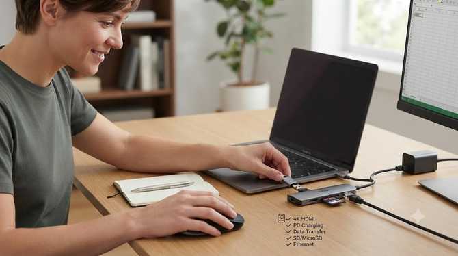C타입멀티허브 추천 벨킨 6in1 USB-C 타입 멀티 허브 사용 후기