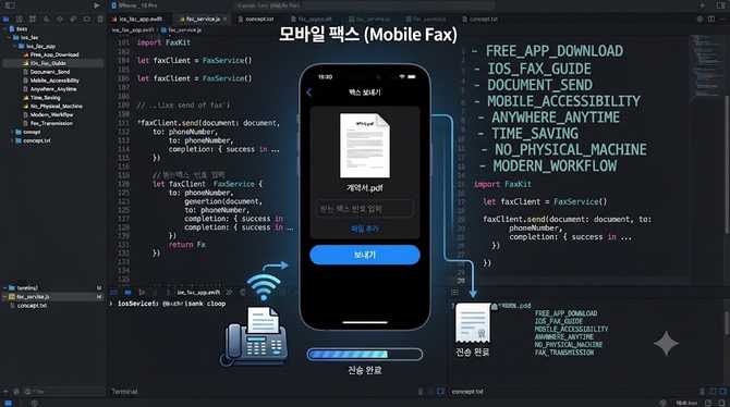 아이폰모바일 팩스보내기 방법 무료 어플 다운로드부터 사용법 알아보기