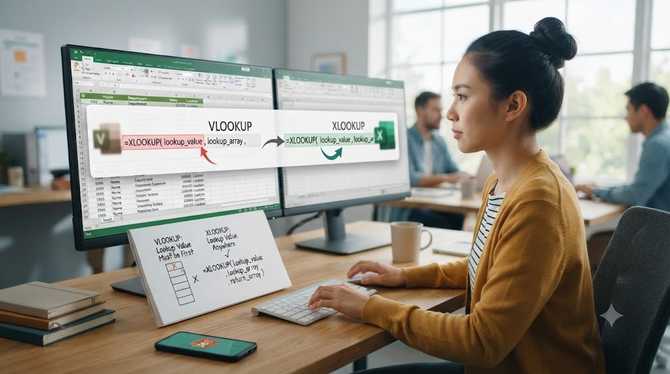 XLOOKUP 사용법과 VLOOKUP 차이점, 쉽게 파악하는 포인트