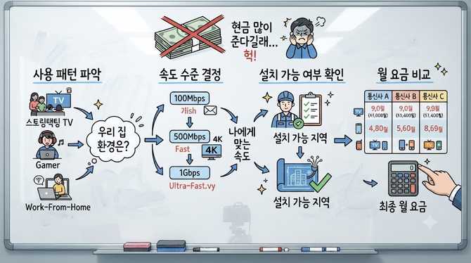 현금 많이 준다길래 가입했는데" 인터넷가입, 진짜 중요한 건 따로 있었다