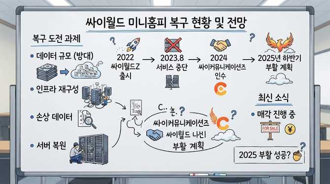 싸이월드 미니홈피 복구 가능성과 최신 정보·전망, 최근 소식까지 한눈에