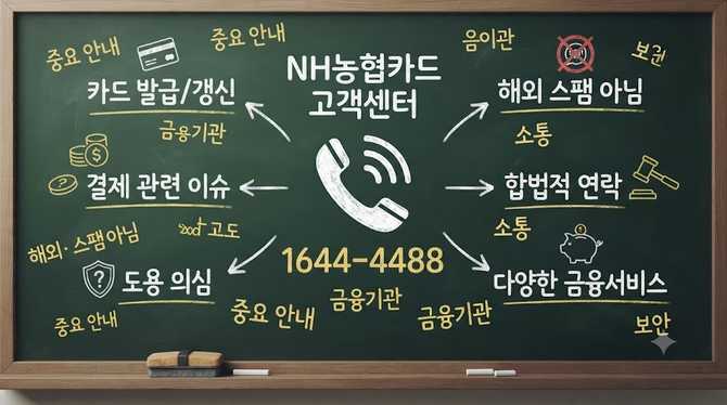 16444488 NH농협카드 고객센터 전화번호 1644 4488 전화 오는 이유 알아보기