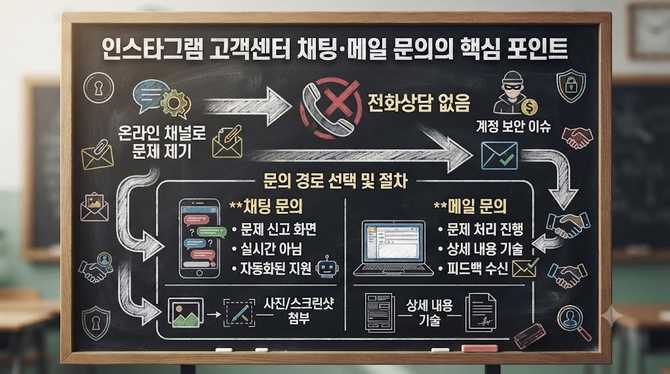 인스타그램 고객센터 채팅·메일 문의의 핵심 포인트, 전화번호 확인은 가능할까