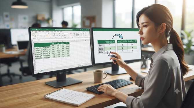 엑셀 표 행열 바꾸기: 1분 안에 끝내는 두 가지 실전 기술