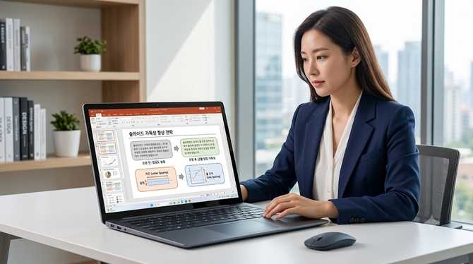 파워포인트 줄간격 PPT 자간 글자 간격 줄이기 늘리기 방법 알아보기