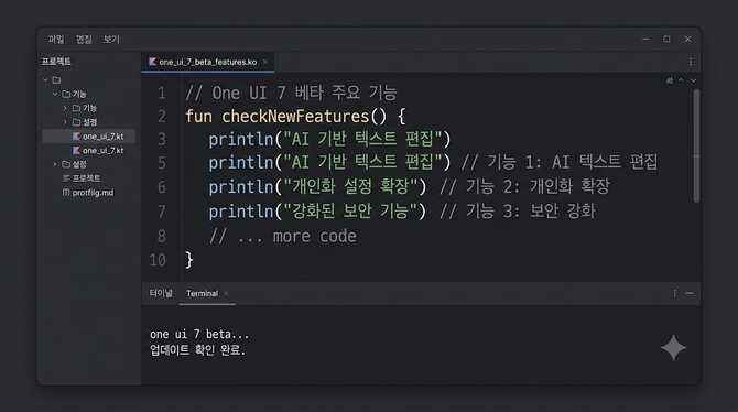 one ui 7 베타 새롭게 추가된 주요 기능 알아보기