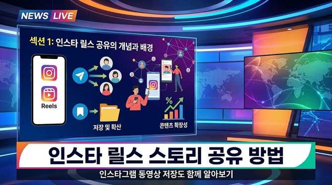 인스타 릴스 스토리 공유 방법 인스타그램 동영상 저장도 함께 알아보기