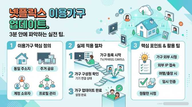 넷플릭스 이용가구 업데이트, 3분 안에 파악하는 실전 팁