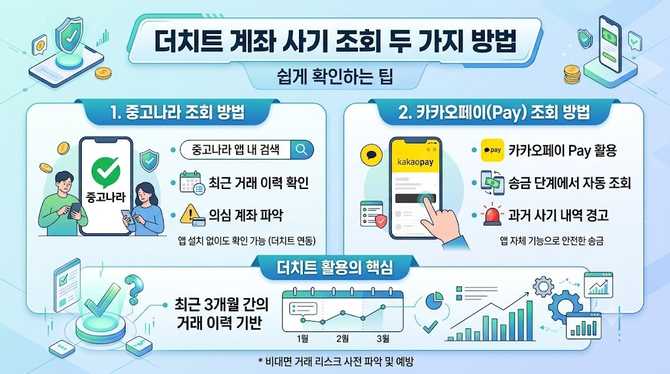 더치트 계좌 사기 조회 두 가지 방법, 쉽게 확인하는 팁