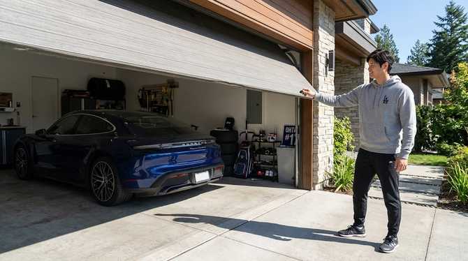 1조 원 계약의 주인공 오타니 쇼헤이, 차고를 열어보니 의외였습니다