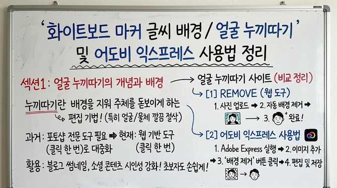얼굴 누끼따기 사이트 추천 REMOVE 및 어도비 익스프레스 사용법 정리