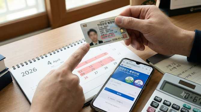 운전면허증 갱신, 써져 있는 날짜만 믿었다가 놓칠 수 있습니다