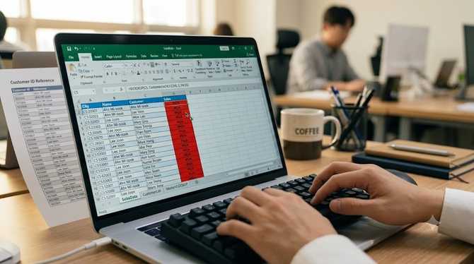 VLOOKUP으로 다른 시트 값 가져오기와 오류 처리까지